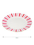 LC Waikiki Striped Patterned Porcelain Plate 27 Cm